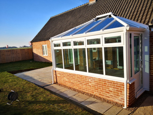 Another recently completed conservatory in Norfolk